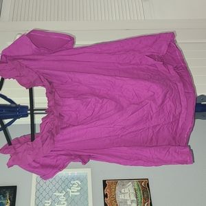 Purple Ruffle top